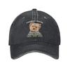 Retro Yorkshire Terrier Yorkie Dog Japanese RaUnisex Noodles Baseball Cap Unisex Style Distressed Cotton Headwear Running Hats Cap