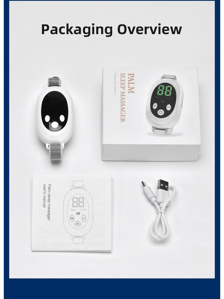 Dispozitiv Ajutor Somn cu Microcurent cu Încărcare USB Convenabilă și Ajustare pe Mai Multe Niveluri