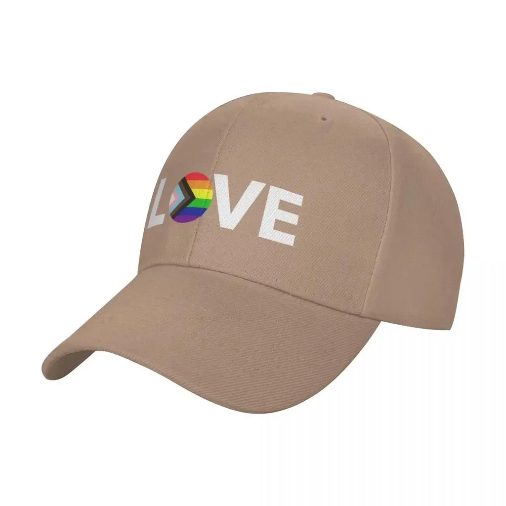 Progress Pride Flag Love Baseball Cap foam party Hat Trucker Hat golf hat genuine Womens  Unisexs