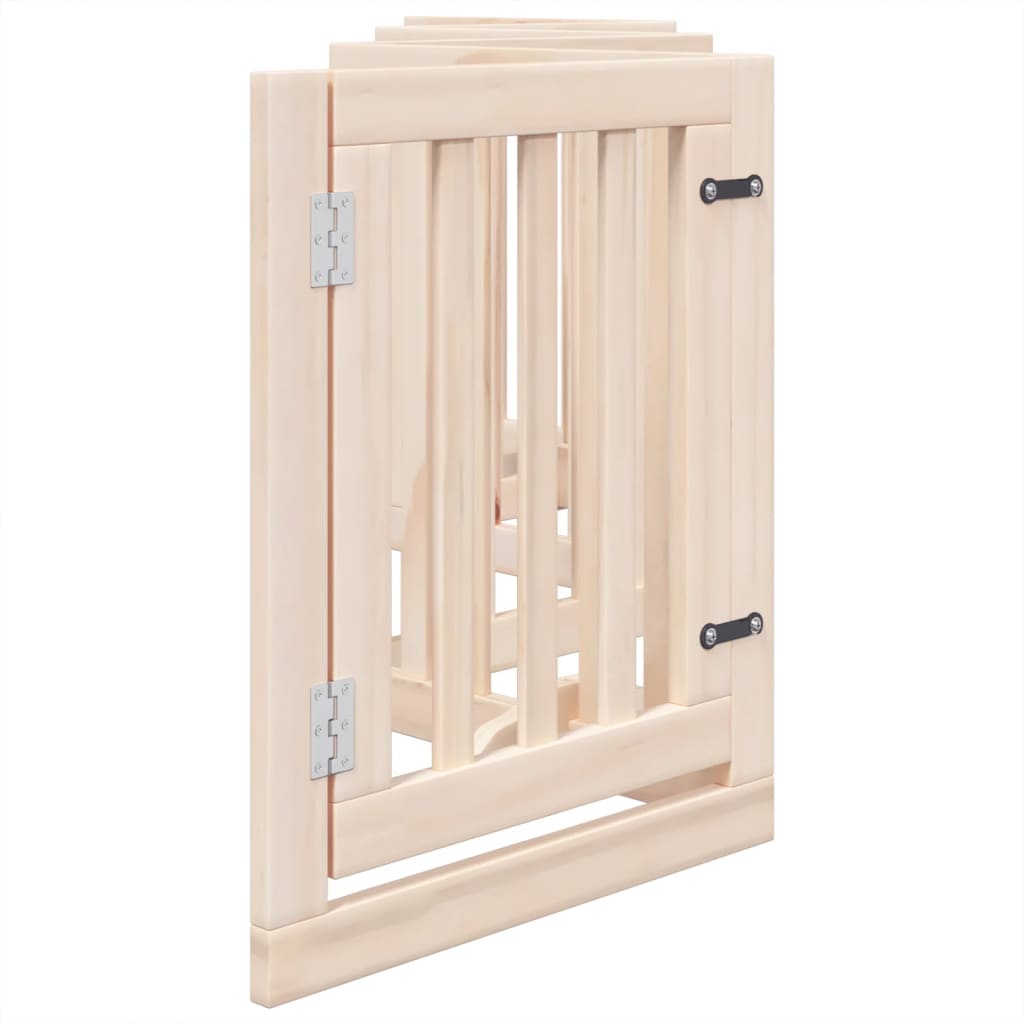 Vidaxl Foldable Dog Gate, With Door, 6 Panels, 300 Cm