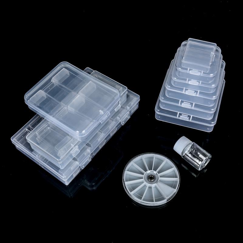 Plastic Organizer Storage Box  Container Jewelry Box with Adjustable Dividers for Beads Art DIY Crafts Jewelry Fishing Tackles