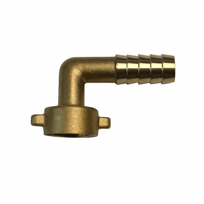 Raccord de Tuyau Laiton 1/2 Pouce Coudé, 13 mm
