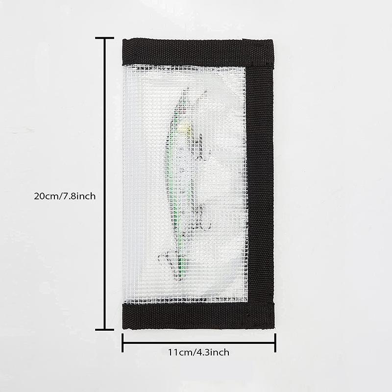 1Pc Clear Pvc Lure Fishing Hook Protective Wraps Cover Durable Fishing Hook Covers Case Portable Bait Fishing Tackle