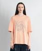 SEALOT Studded Mesh Layered Long Sleeve Top (Pale Coral)