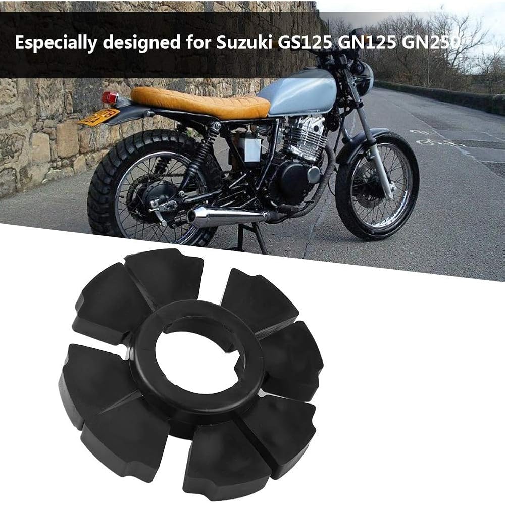 Qiilu Wheel Rubber Buffer Set for Suzuki GS125 GN125 GN250, ABS Material, Anti-Slip, Corrosion and Wear Resistant