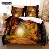Colourful Woods Bedding Set, 3Pcs Duvet Cover Set, Soft Comfortable Breathable Duvet Cover, For Bedroom Guest Room Decor