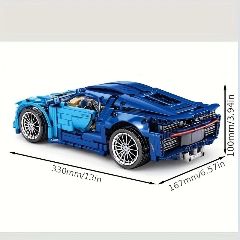 Sports Car Kit 1: 14 Scales Sports Car Model Toys 1259pcs Gift for Adults and Children