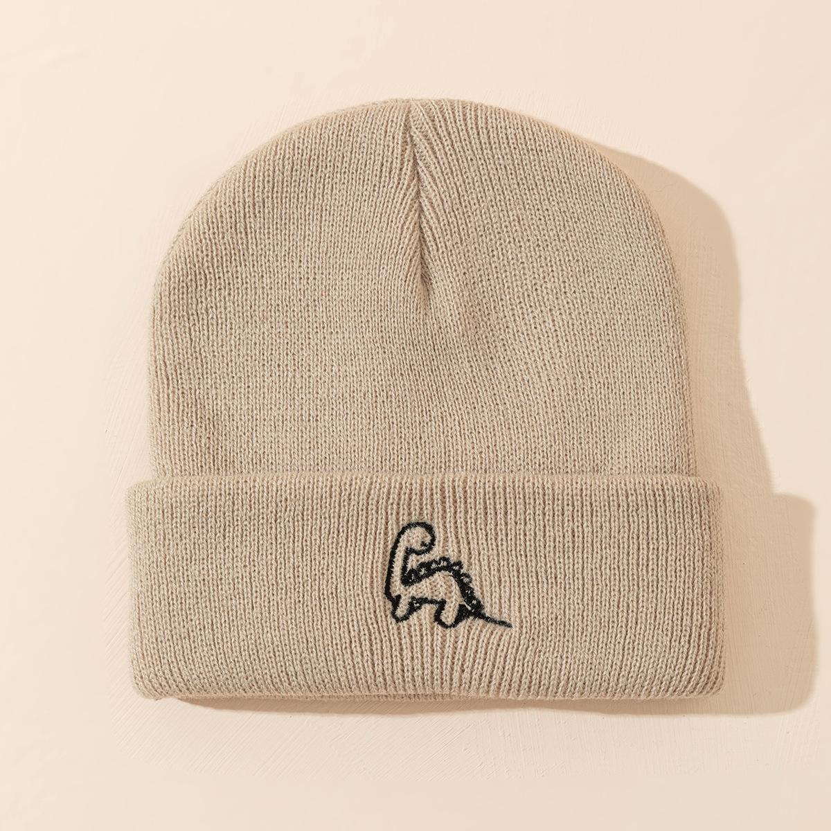 

Autumn & Winter Multicolor Dinosaur Knit Beanies: Cute, Eye-Catching Hats for Kids