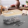 Beige storage container for capsules, powder and food 7.5 l