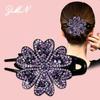 Rhinestone Duckbill Hairpin - Elegant Women's Clip for Updo