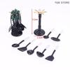 1Set Mini Plastic Spatula Utensils Model Mini Kitchenware Models Shooting Scene Props