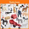 Plastic Farm Animal Figures Set With Realistic Design For Educational Play And Collectors