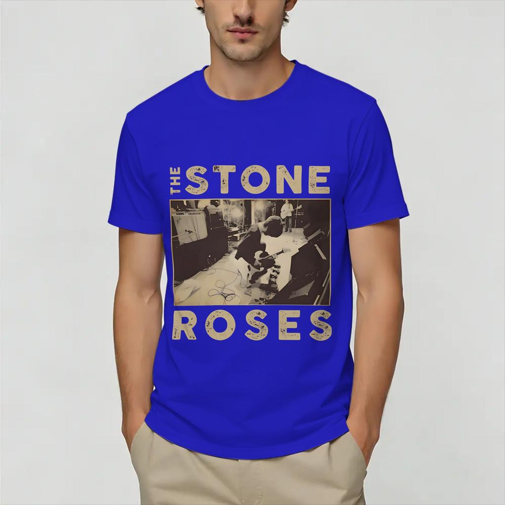 The Stone Roses T-shirt Zomer Mode T-shirts Unisex 100% Katoen Ronde Hals Oversized Top T-shirts Korte Mouw Y2K Retro T-shirt