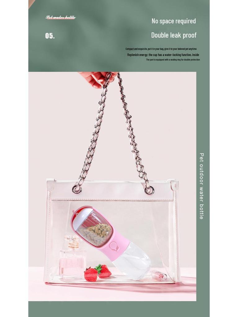 Portable Multifunctional Pet Water Bottle for Cats and Dogs – Travel-Friendly Outdoor Kettle and Cup