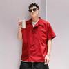 Irregular Short-sleeved Thin Shirts Fashionable Summer Men Fashion and Personalized Cardigan
