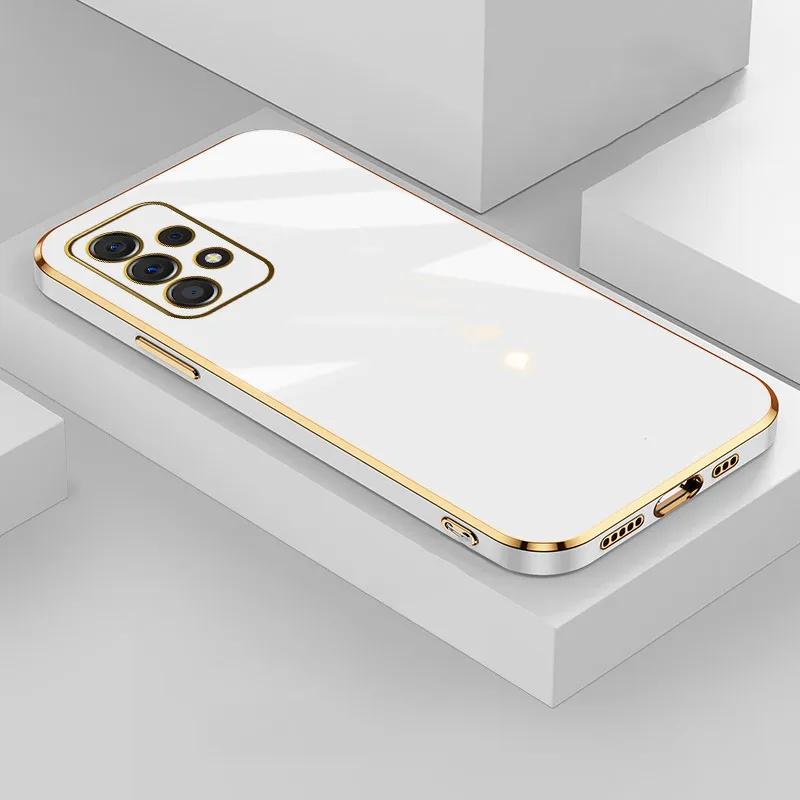 Luksus Pletteringsdeksel For Samsung Galaxy A54 A14 A52 A34 A32 A72 A73 A23 A24 A33 A22 5G M32 A52S A71 A51 Mykt Silikon Telefondeksel