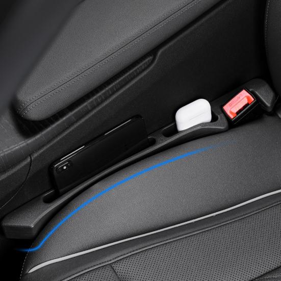 2 ks Výplně mezer v autosedačkách Držáky na telefon Velkokapacitní Univerzální Snadná instalace Výplně mezer v bočních sedadlech auta Organizér do konzoly