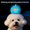 Durable Dog Chew Toy Squeaky Mop Ball Toy, Plush for Teeth Cleaning, Fluffy Self-Play Boredom Relief Interactive Pet Small Medium Dogs Puppy