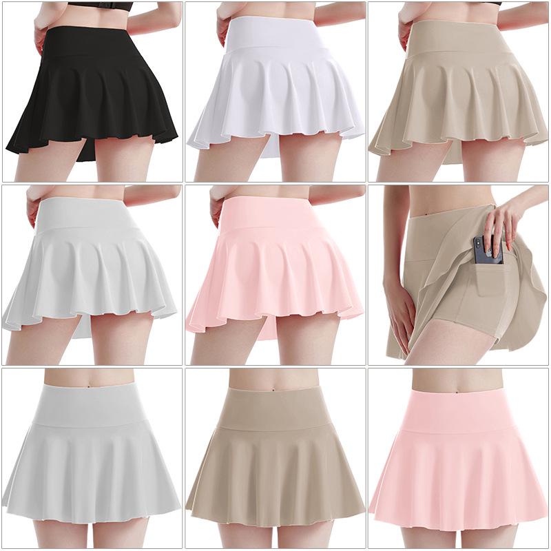 Silkgrid 2025 Women's Quick-Dry Sports Skirt for Summer Yoga, Running, and Tennis