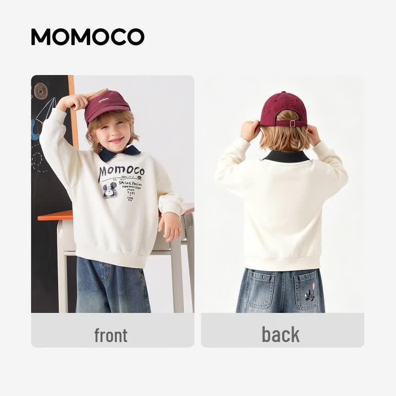 MOMOCO Boys' Trendy Casual Autumn Sweatshirt