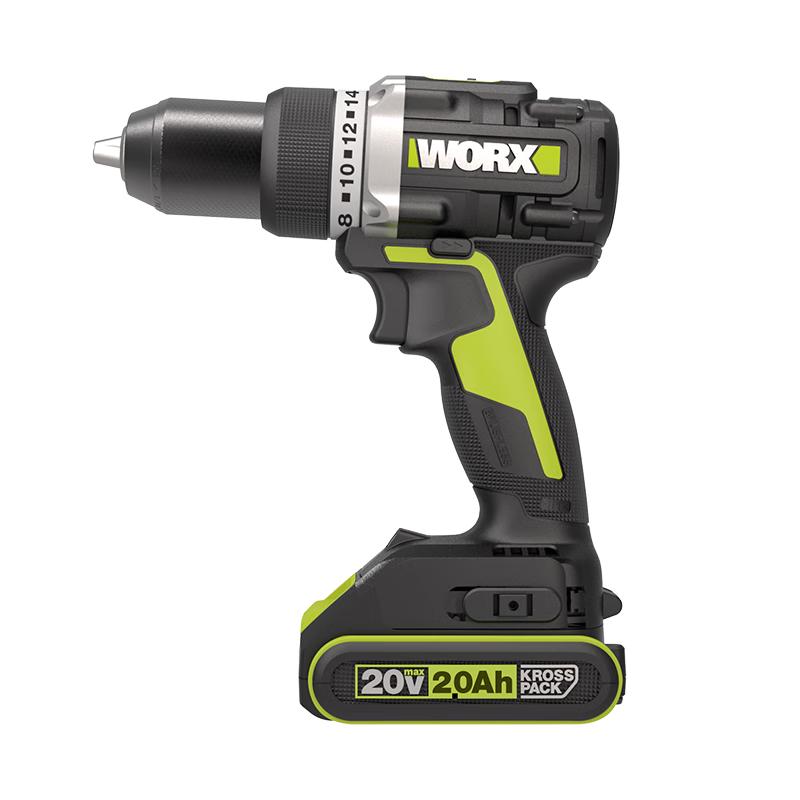 

WORX 20V Безщітковий ударний дриль Штепсель CN (адаптер в комплекті)