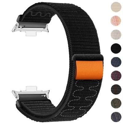 Breathable Strap for Xiaomi Redmi Watch 4/5/6 Nylon Loop Replaceable Wristband Smartwatch Belt for MiBand 9/8Pro Sport Watchband