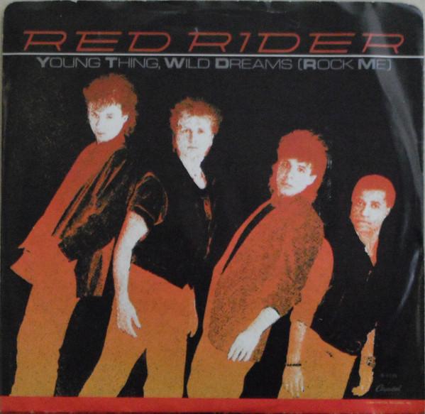 

7-дюймовая пластинка RED RIDER Young Thing Wild Dreams Rock Me B5335 Capitol Records 1984 Канада Рок Б/у
