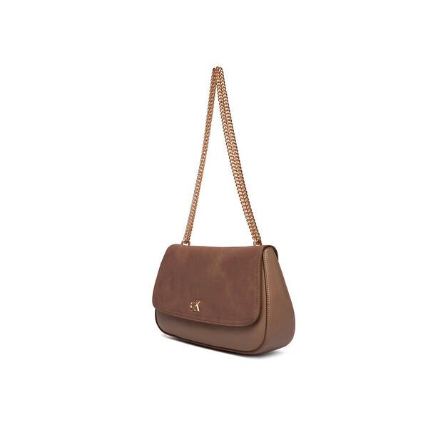 Bolsa Calvin Klein Ck Conv Chain Escovada Média