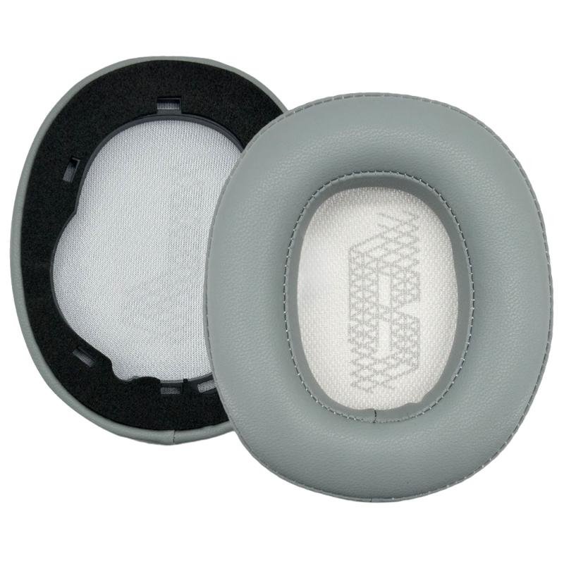 

1 Pair Replacement Ear Cushion Pad Over Ear Headphone Lambskin Earpads For E65BTNC LIVE650BT 660NC Comfortable Wear серый