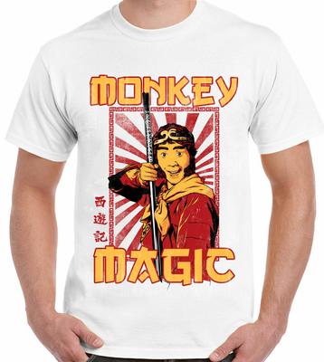 26 Monkey Magic T-Shirt Mens Retro Chinese Fantasy TV Show 70's 80's Martial Arts Unisex T-Shirt