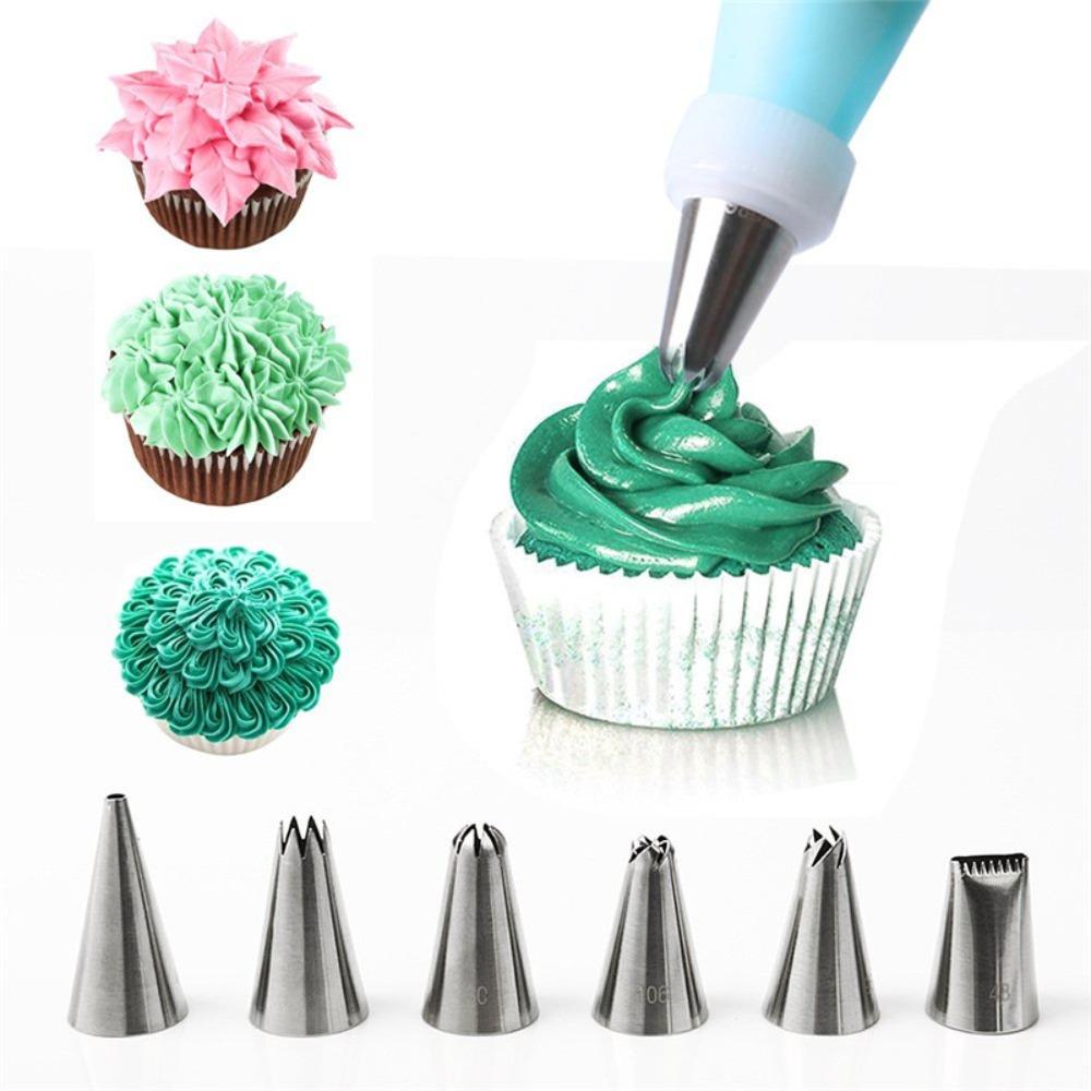 52pcs Numbered Tips Piping Nozzles Set Pattern Chart Included Icing Tips Set  Cake Decoration