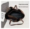 Korean-Style Trendy Mylar Women's Tote: Large Capacity, Versatile Commuter Shoulder Bag for Autumn/Winter