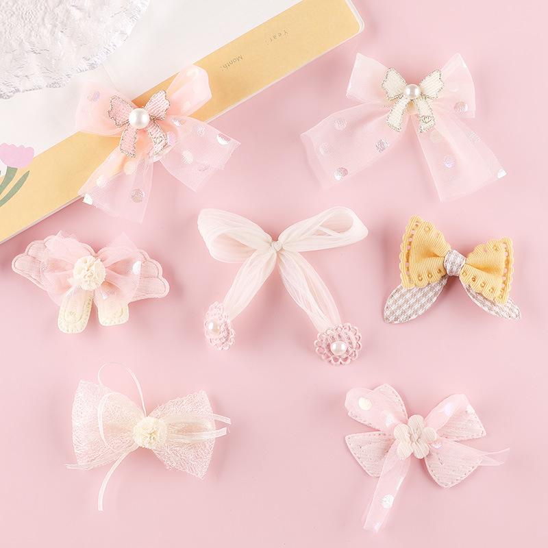 Hair Accessories Accessories Socks Shoes And Hats Decorative Accessories Love Bow Hairpin Accessories Brooch Handmade Diy Clothing Accessories