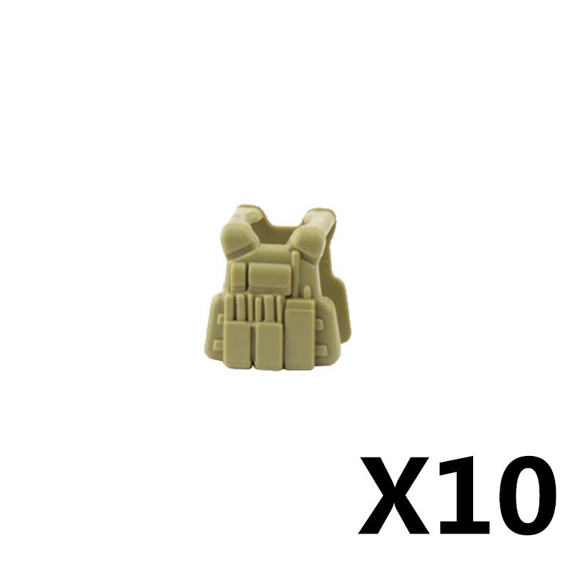 Military Figure MOC Building Block Accessories Vest Equipment Soviet American Soldier Helmet Hat Kit Mini Brick Toy Gift K48