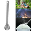 2 Piece Ultralight Camping Spoon Fork Set Long Handle Travel Flatware Set  Kitchen
