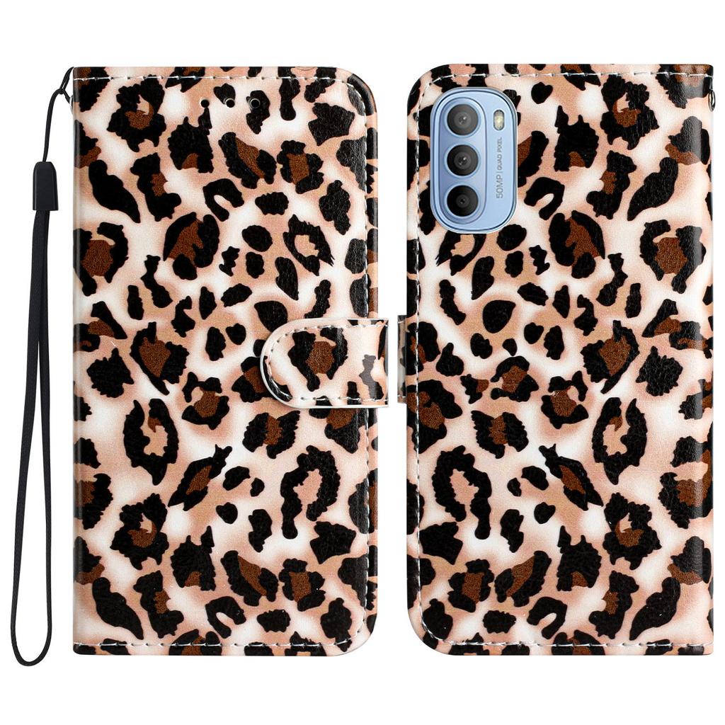 For Motorola Moto G31 4G/G41 4G Wallet Phone Case Pattern Printing PU Leather Flip Cover with Stand