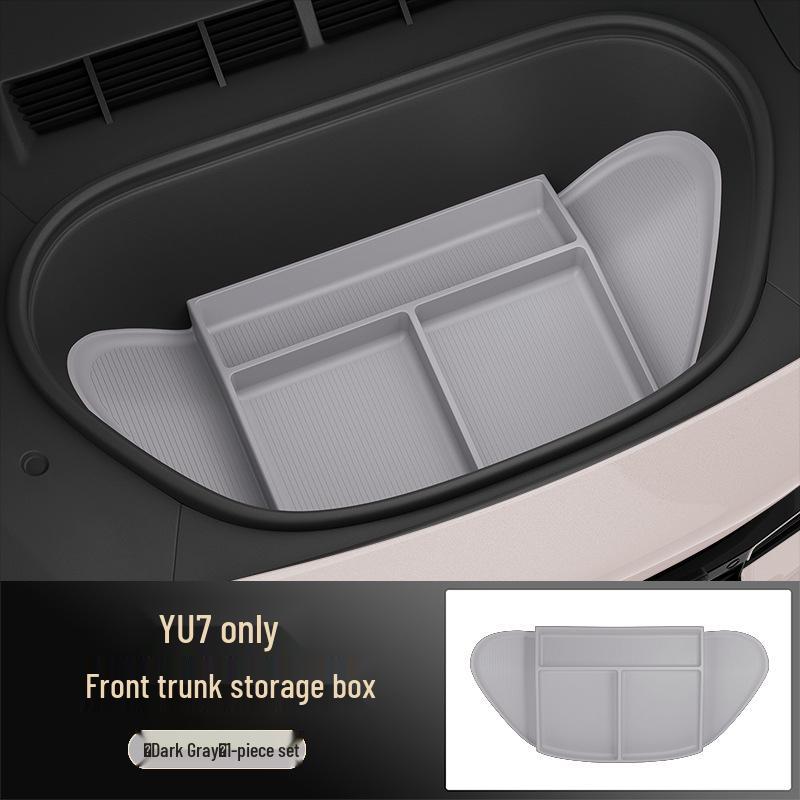 Silicone Anti-Shake Storage Box for Yu7 Front Trunk and Rear Screen