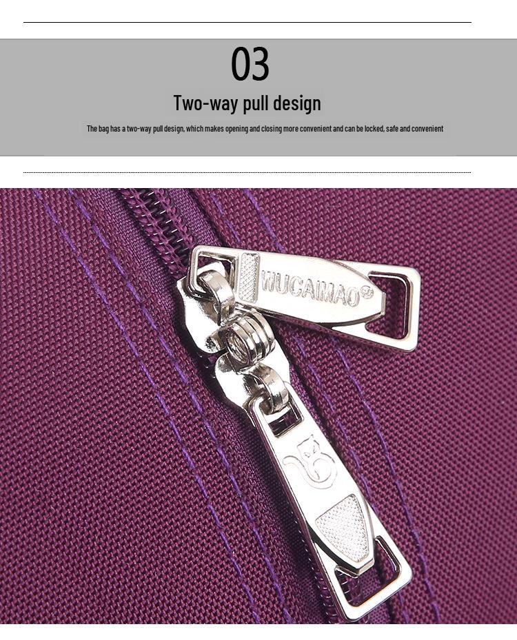 Large Capacity Foldable Oxford Cloth Luggage Bag: Portable 20/24" Travel Trolley Bag