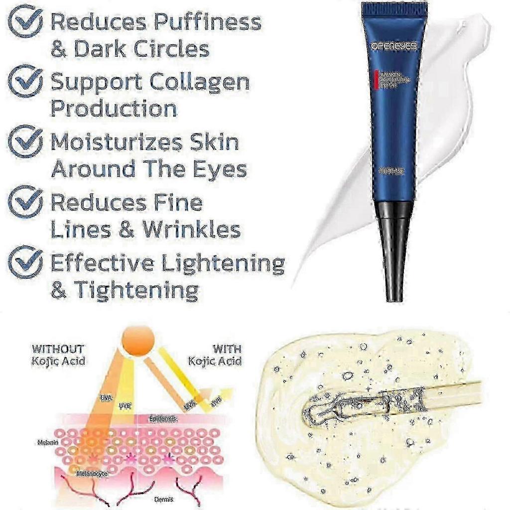 2025 3Pcs NEW OPENEYES Awaken Peptide Lifting Eye Gel Anti-Ageing Men SKIN CARE Gift