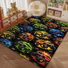 Große Räder Monster Truck 4X4 Muster Teppich Teppiche für Schlafzimmer Wohnzimmer Matte Kreative Fußmatte Ankleidezimmer Teppiche Luxuriöse Geschenke