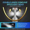 MAXGTRS 2X H7 LED with Fan 20000LM Super Bright Headlight Bulb with Fan Turbo Mini Design Automotive Headlamp 12V 110W