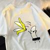 2026 New Summer Unisexs Tshirt  100 Cotton Instantprint Banana Pattern Loosefit Versatile Casual And Comfortable