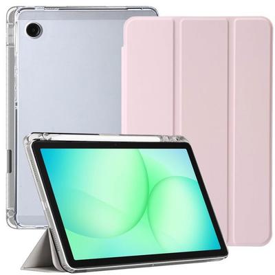 Hoesje voor Samsung Galaxy Tab A11 Plus / A9 Plus, Versterkte Bescherming met Pennenhouder - Roze