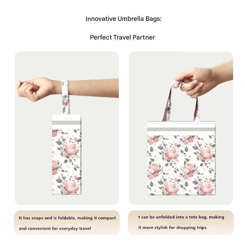 Colored Glue Umbrella Cloth Sun-protective UV-protective Folding Rainproof Windproof Dual-purpose Women's Craft Umbrella