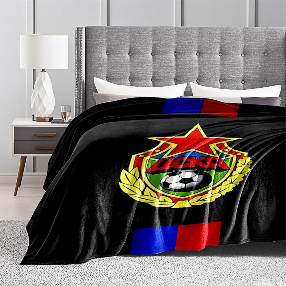 Red Star Soccer Emblem Blanket for all seasons blanket lunch break throw gift