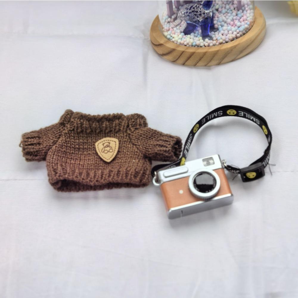 {Baby Clothes Only} 17CM Pendant Clothes Cute Knitted Sweater Set Doll Hat Doll