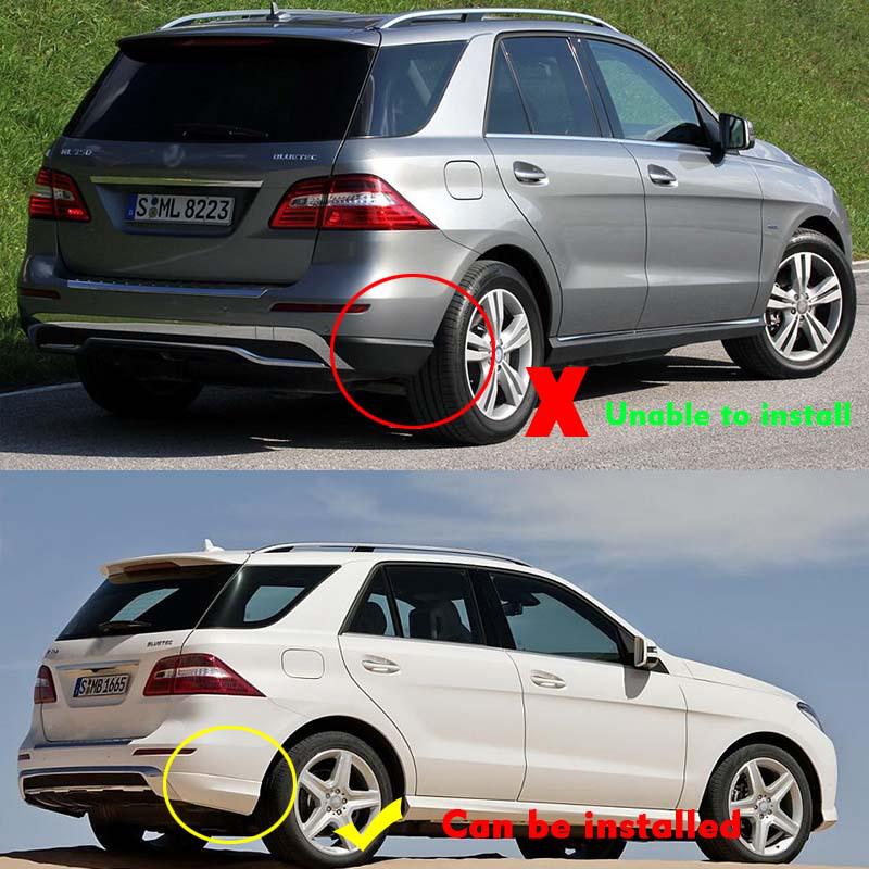 Mercedes-Benz ML W166 Mudguards: Fits ML350, ML300, ML320, ML400 Mud Flaps
