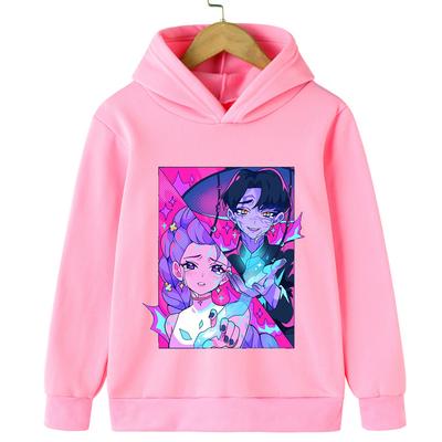Cute Children's Clothes KPop Devil Hunter Fashion Print Casual 2025 Movie Girls Boys Winter Casual Woolen Hoodies