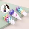 1 Piece Spiral Cone Decompression Toy 3D Printed Pyramid Impossible Pass-Through Sculpture Square Pillar Helix Screw Fidget Toys
