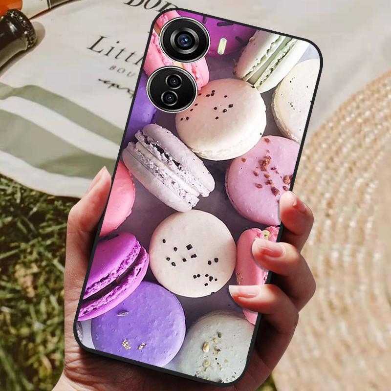 For ZTE Nubia Neo 5G Case 8150N Black Silicone TPU Soft Phone Cover for Coque Nubia Neo 5G Protective Back Shells Cute Fundas